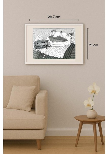 Balabas Victor 29X21CM Orijinal Karikatür Tablo indirimleri