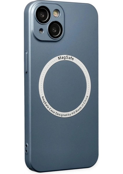 iPhone 14 Plus Kılıf Jack Magneticsafe Lens Silikon - Sierra Blue (K95) fiyatları