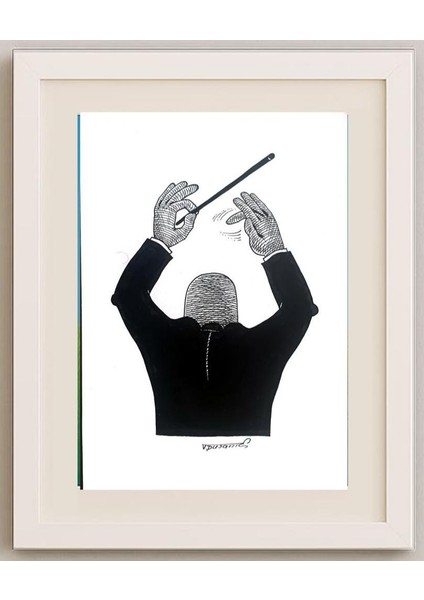 Tomislav Dusanic 29X21CM Orijinal Karikatür Tablo fırsatları