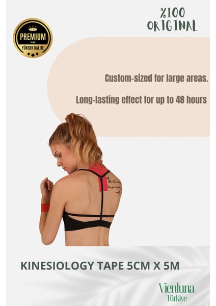 High Quality Waterproof Breathable Athletic Elastic Muscle Pain Tape indirimleri