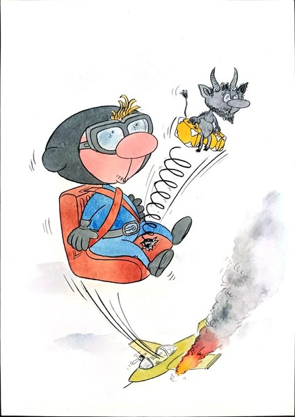 Bogdanov Victor 29X21CM Orijinal Karikatür Tablo modelleri