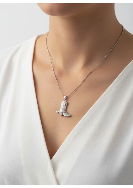 Cowboy Silver Çelik Kolye