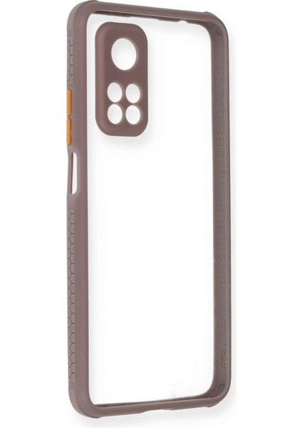 Xiaomi Mi 10T Pro Kılıf Miami Şeffaf Silikon - Açık Mor (K95)
