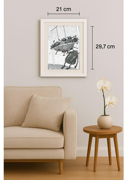 Balabas Victor 29X21CM Orijinal Karikatür Tablo fırsatları