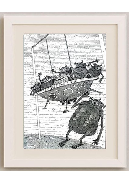 Balabas Victor 29X21CM Orijinal Karikatür Tablo indirimleri