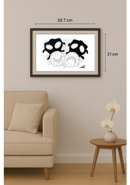 Andy Chaushu 29X21CM Orijinal Karikatür Tablo fiyatları