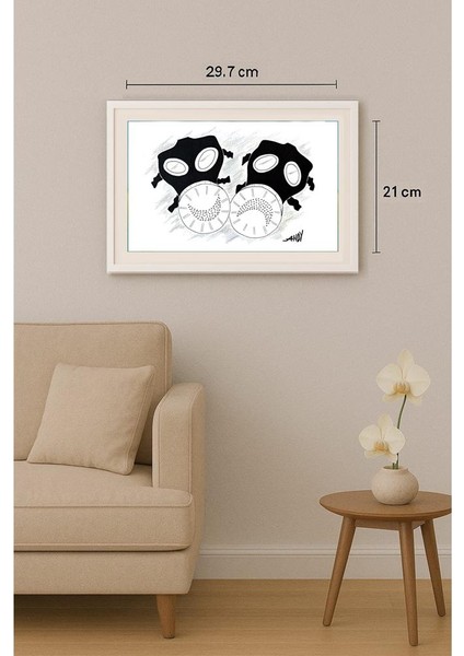 Andy Chaushu 29X21CM Orijinal Karikatür Tablo indirimleri