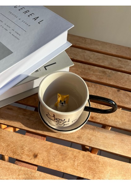 Kedili Kupa El Yapımı Seramik Kupa ve Tabak modelleri