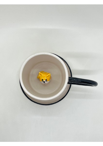 Kedili Kupa El Yapımı Seramik Kupa ve Tabak fırsatları