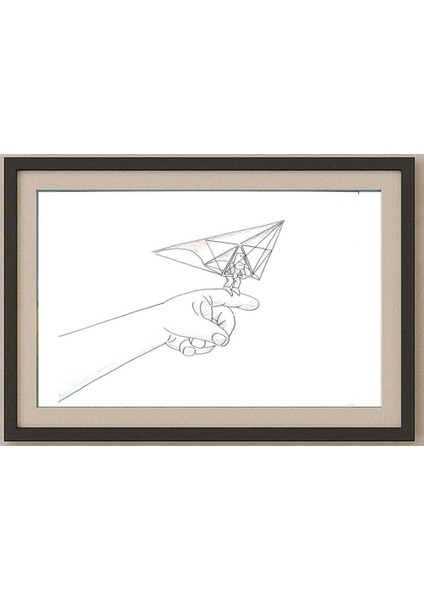 Lubica Konkova 29X21CM Orijinal Karikatür Tablo