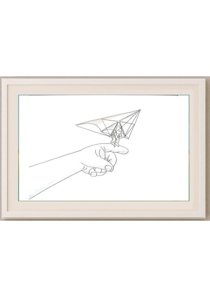 Lubica Konkova 29X21CM Orijinal Karikatür Tablo fırsatları