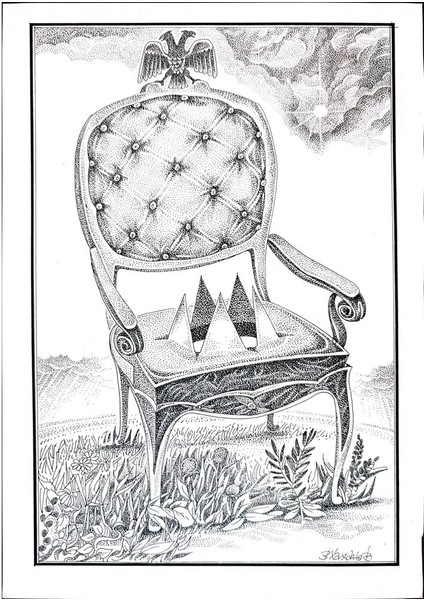 Khakanov Vladimir 29X21CM Orijinal Karikatür Tablo modelleri