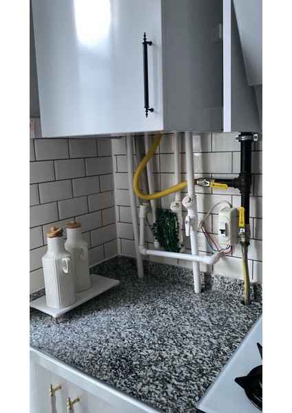 Kombi Borusu Gizleme Kombi Borusu Kapama Kutusu Yerinize Özel Ölçü Yapılır