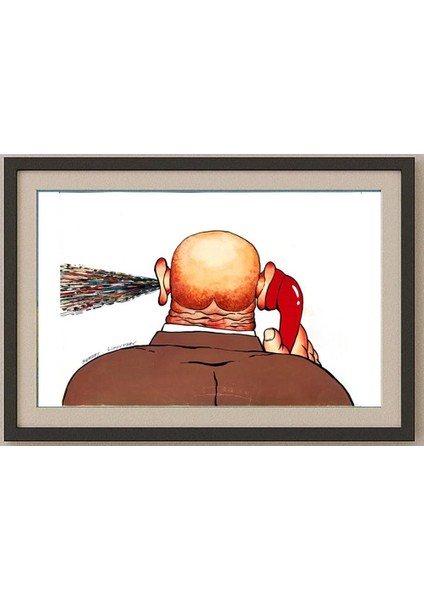 Sergey Lipovtsev 29X21CM Orijinal Karikatür Tablo