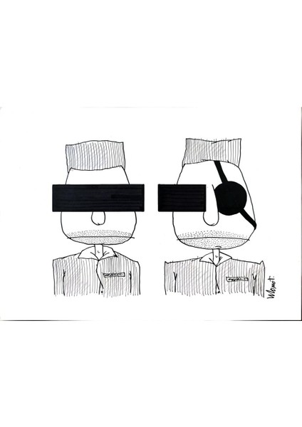 Valery Momot 29X21CM Orijinal Karikatür Tablo modelleri