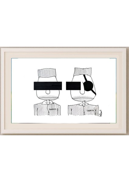 Valery Momot 29X21CM Orijinal Karikatür Tablo fırsatları