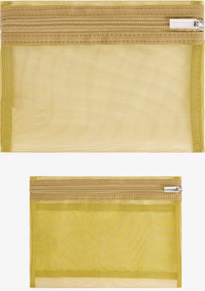 Altın Rengi Emma Makyaj Çantası