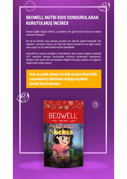 Gizli Gücüm Incirex 12 G | Freeze-Dried Dondurularak Kurutulmuş Incir Atıştırmalığı