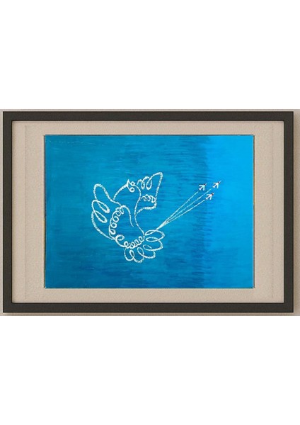 Ma Heng Chao 29X21CM Orijinal Karikatür Tablo