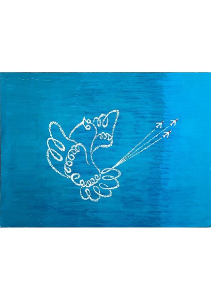 Ma Heng Chao 29X21CM Orijinal Karikatür Tablo modelleri