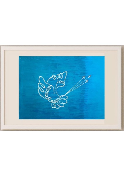 Ma Heng Chao 29X21CM Orijinal Karikatür Tablo fırsatları