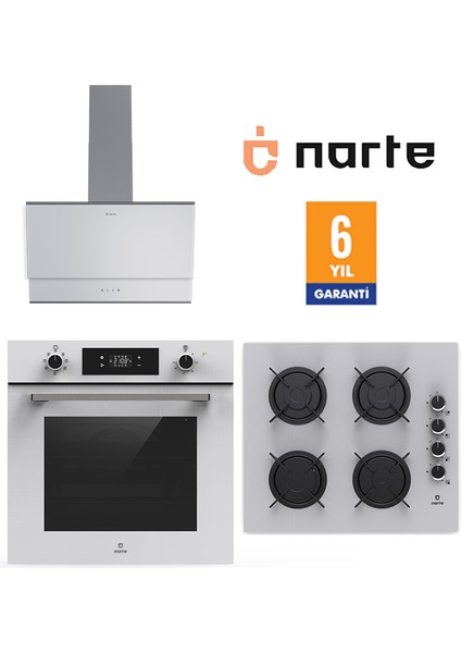 Yeni Nesil Ankastre Set (OV401W - CG20060W - H10060WX ) 6 Yılgaranti