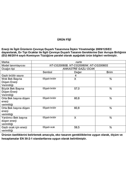 Yeni Nesil Ankastre Set (OV401W - CG20060W - H10060WX ) 6 Yılgaranti indirimleri