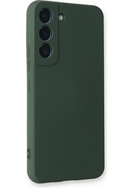 Samsung Galaxy S23 Kılıf Nano Içi Kadife Silikon - Koyu Yeşil (K95) fiyatları