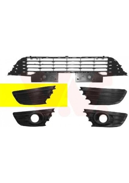 Citroën C4 2004- Ön Tampon Sis Kapağı Sissiz Takım Oem No (7414JS)
