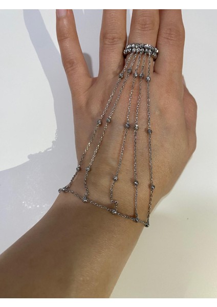 Zirkon Yüzük Detaylı Özel Tasarım Şahmeran Gümüş Bileklik modelleri