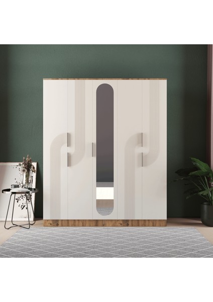 Ekin 5 Kapaklı Eko Gardırop - Mdf Kapak fiyatları
