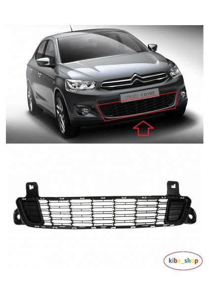 Citroën C-Elysee 2013- Ön Tampon Panjuru Oem No (9676958280)