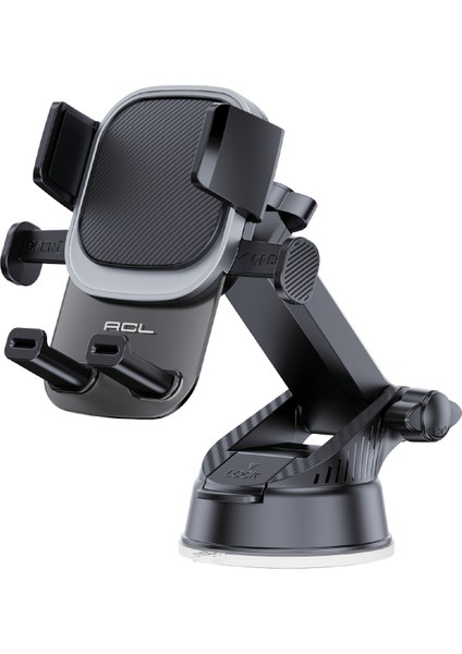 T-28 Premium Safe-In Series™ Vantuzlu & Teleskopik Araç Içi Telefon Tutucu – Evrensel (53-96 Mm), 360° Döner