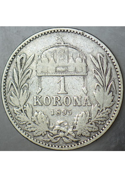 Macaristan Imparatorluğu 1 Korona 1895 Gümüş 4,85 Gr. Franz Josef Dönemi. fiyatları