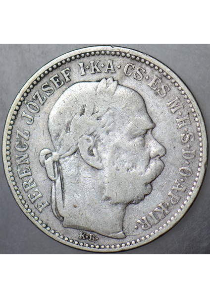 Macaristan Imparatorluğu 1 Korona 1895 Gümüş 4,85 Gr. Franz Josef Dönemi. modelleri