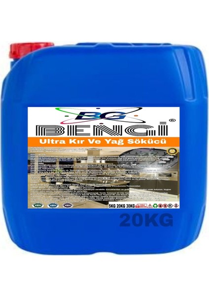 Kir ve Yağ Çözücü Ultra 20KG