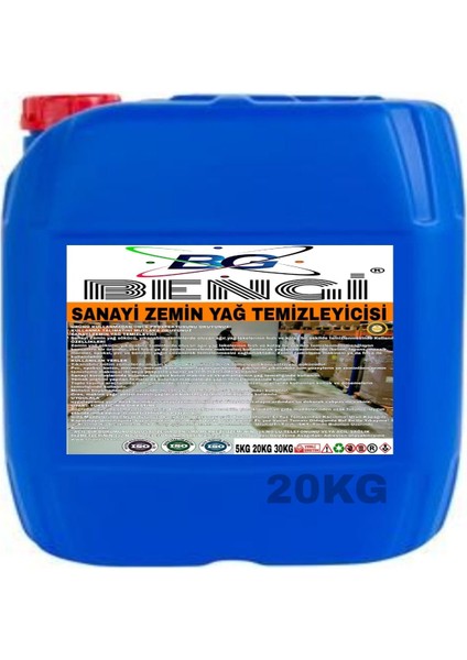 Sanayi Zemin Yağ Temizleyici 20KG