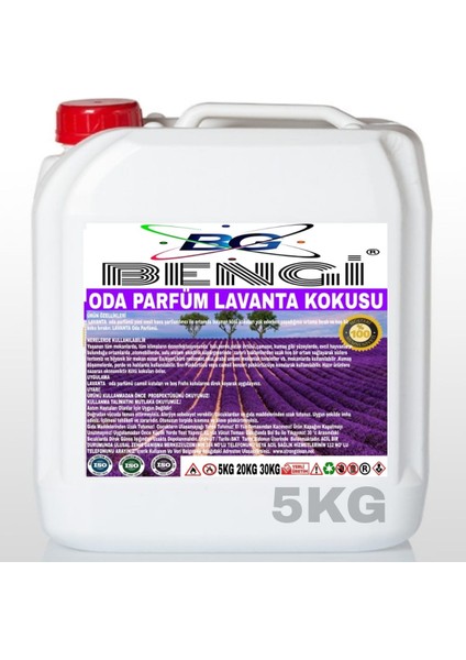 Oda Parfüm Lavanta Kokulu 5 kg