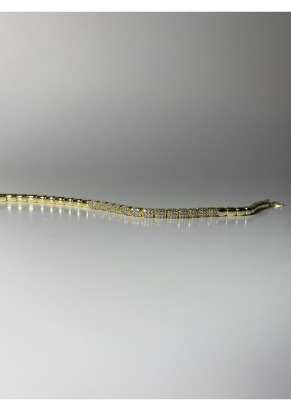 Parlak Taş Detaylı Şık Kadın Bileklik