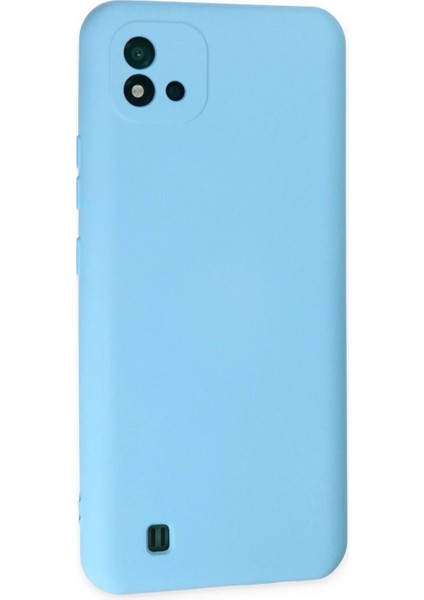 Realme C11 2021 Kılıf Nano Içi Kadife Silikon - Mavi (K95) modelleri