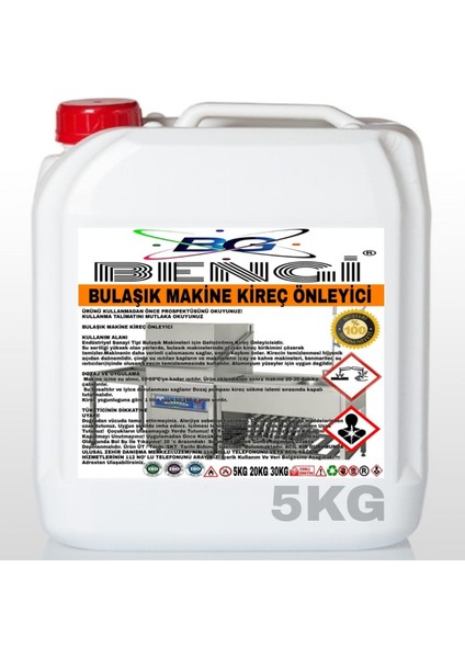 Bulaşık Makine Kireç Önleyici 5kg