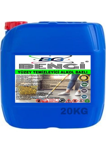 Yüzey Temizleyici Alkol Bazlı 20KG