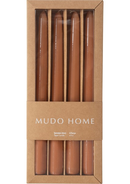 4lü Şamdan Mum Latte 25CM fiyatları