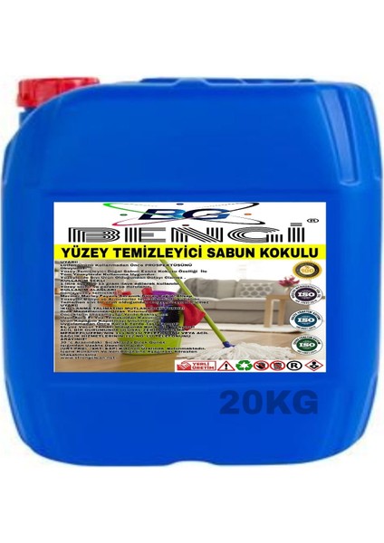 Yüzey Temizleyici Doğal Sabun 20KG