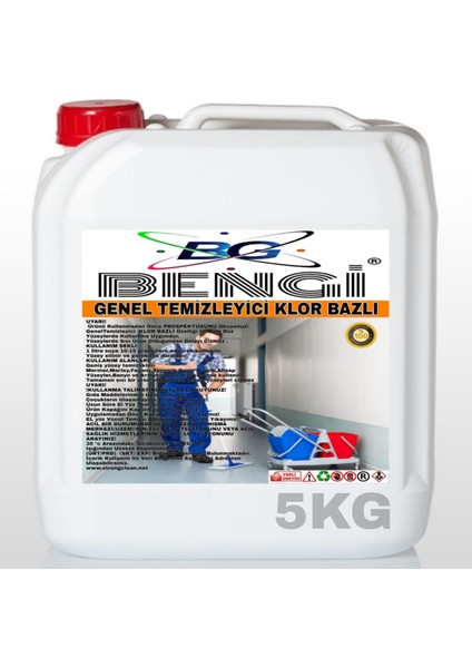 Genel Temizleyici Klor Bazlı 5kg