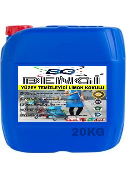 Yüzey Temizleyici Limon Kokulu 20KG