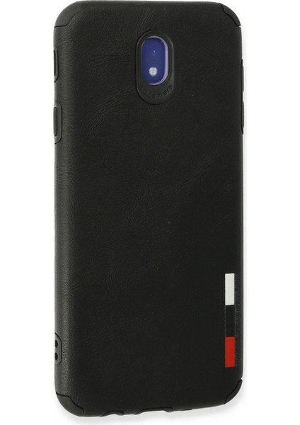 Samsung Galaxy J7 Pro / J730 Kılıf Loop Deri Silikon - Siyah (K95) modelleri