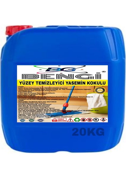 Yüzey Temizleyici Yasemin Kokulu 20KG