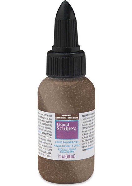 Likit Sculpey Metalik Kahverengi 30ML