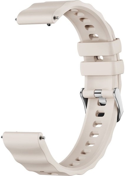 Huawei Watch Gt4 41MM/GT5 41MM/GT5 Pro 42MM Uyumlu Dalga Desenli Silikon Kordon Universal 18MM Kayış modelleri